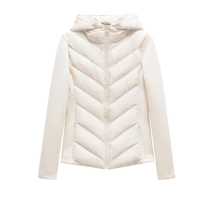 Ferlora™ | Elise Contrast Hooded Puffer