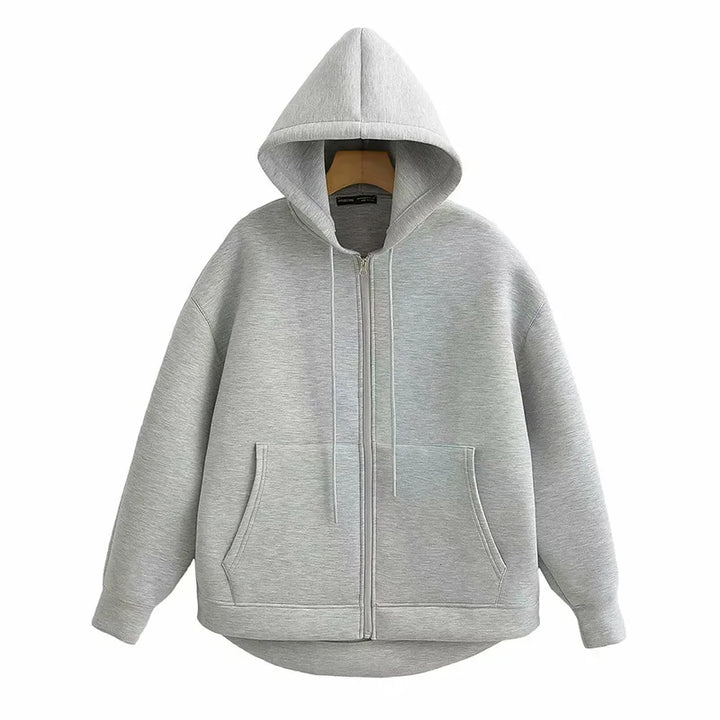 Ferlora™ | Noa Knit Hooded Zip Jacket