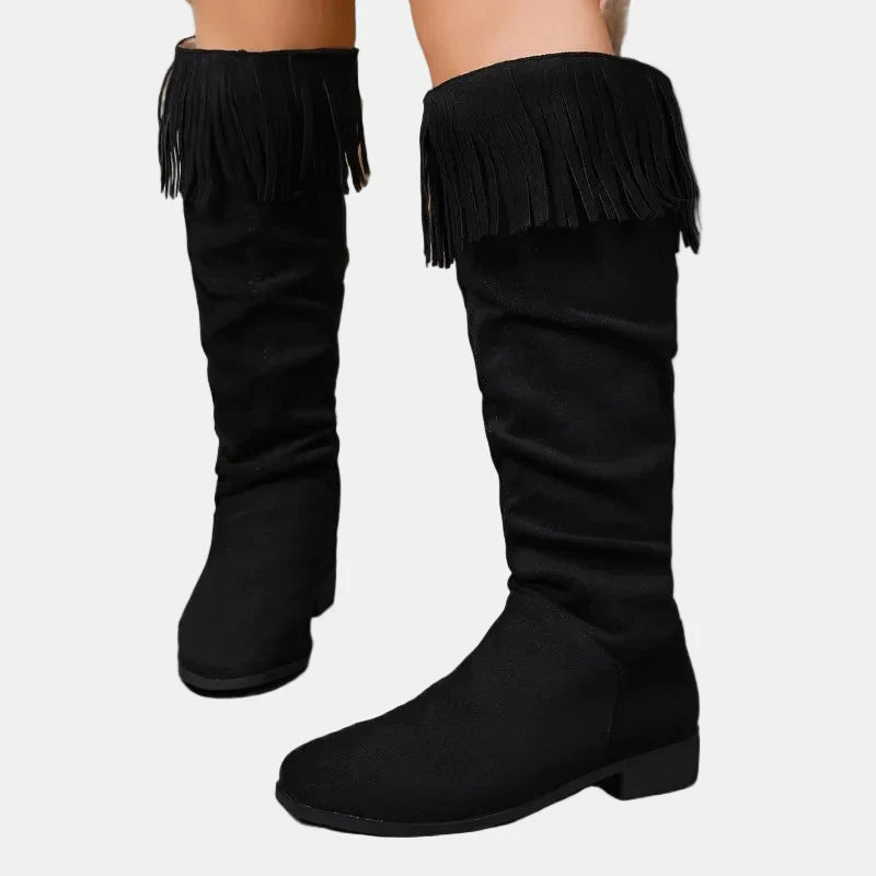 Calla™ - Knee-High Tassel Boots