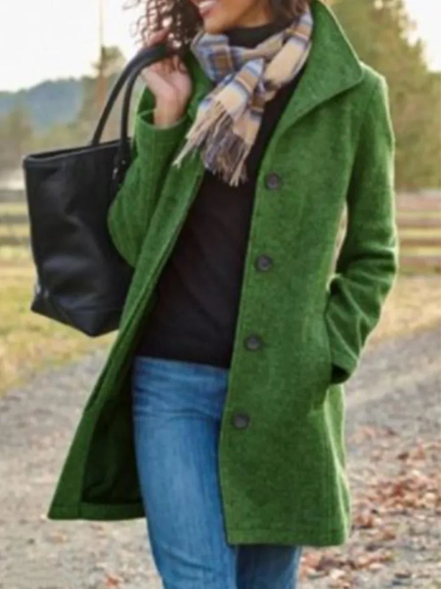 Ferlora™ |Cozy Mid-Length Everyday Coat
