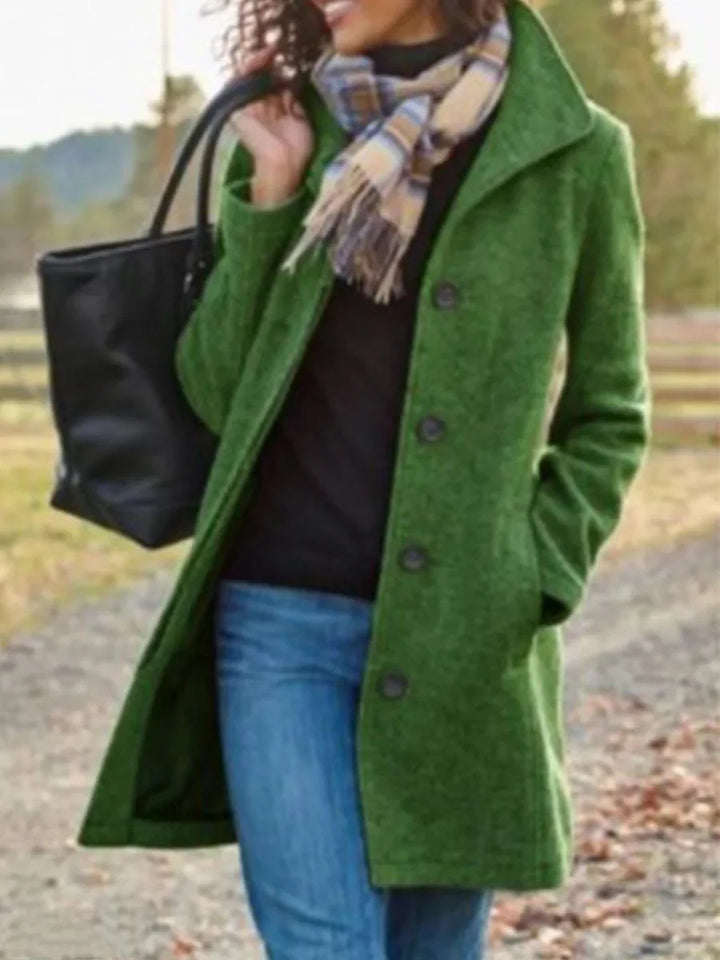 Ferlora™ |Cozy Mid-Length Everyday Coat