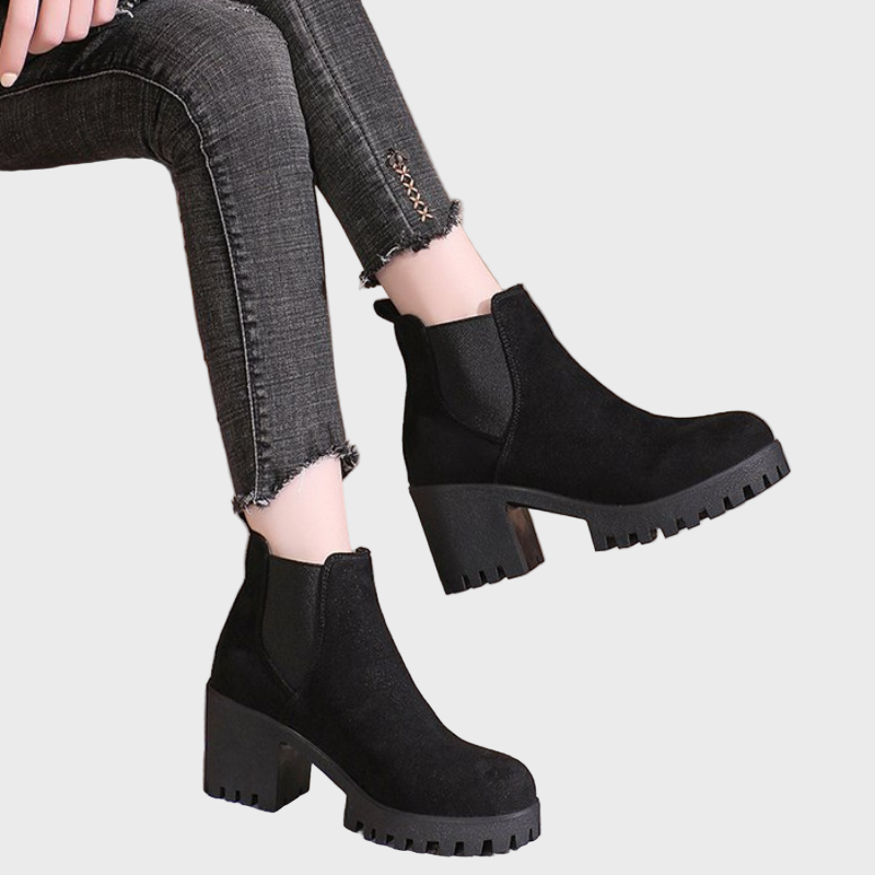 Marley™ - Block Heel Short Boots