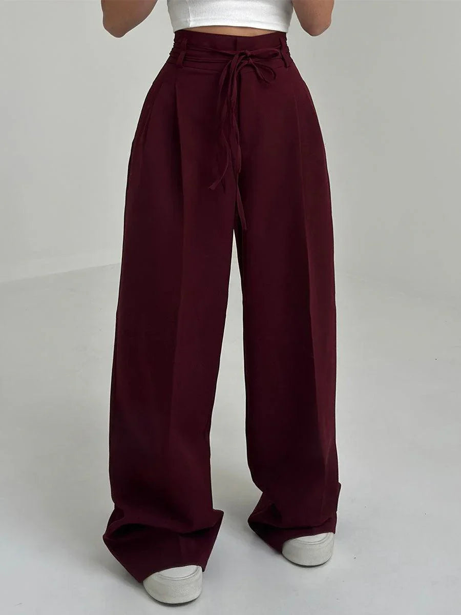 Ferlora™ | Brit & Boho™ Jade Wide-Leg Pants