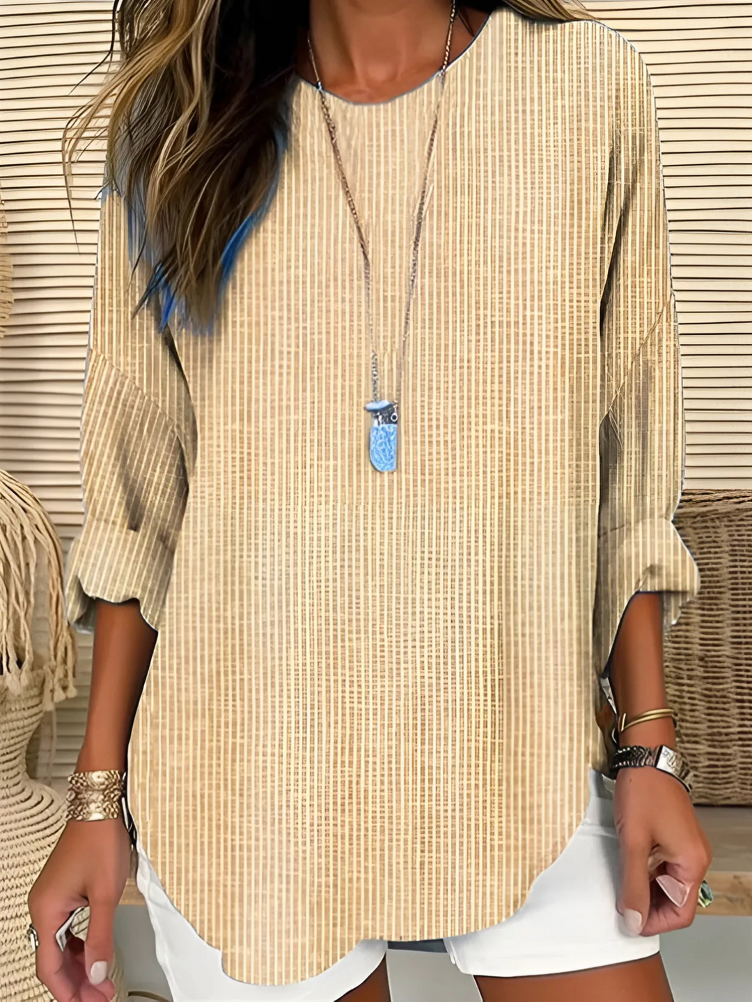 Ferlora™ | Trendy Striped Blouse