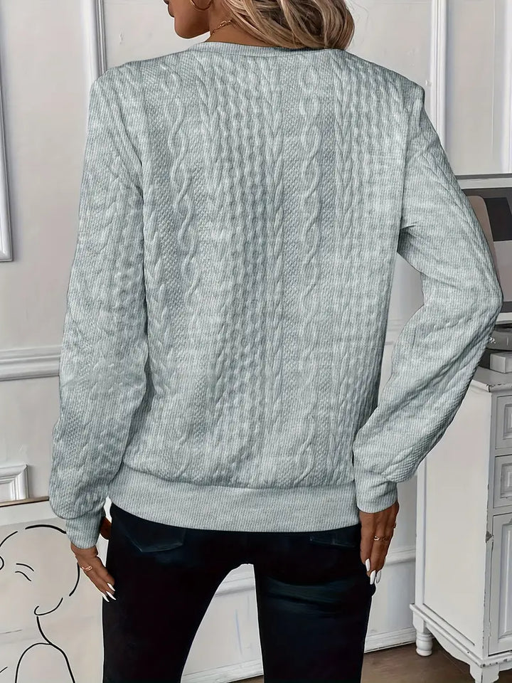 Ferlora™ | Sweater with Zip for Effortless Chic Comfort