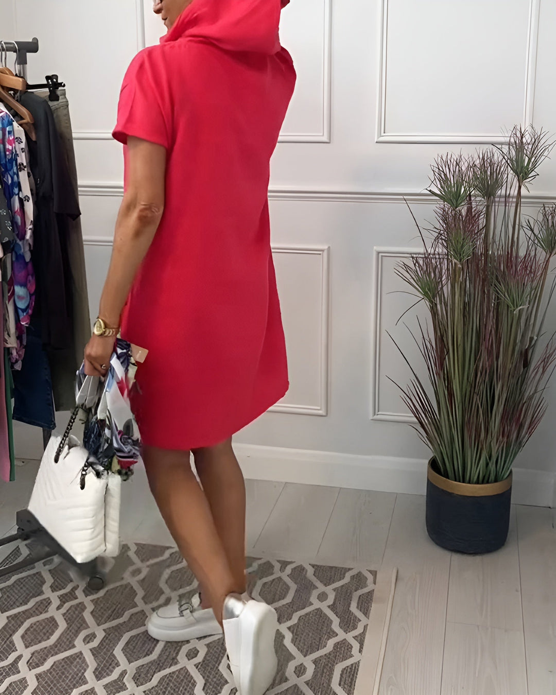 Ferlora™ | Relaxed Hoodie Dress
