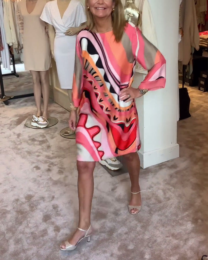 Ferlora™ | Printed Midi Dress