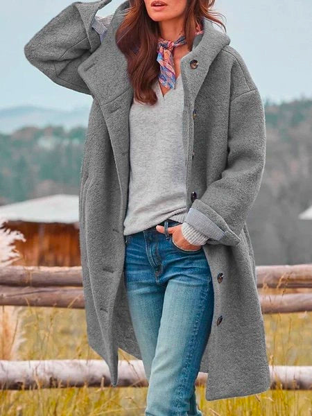 Ferlora™ | Cozy Mid-Length Everyday Coat