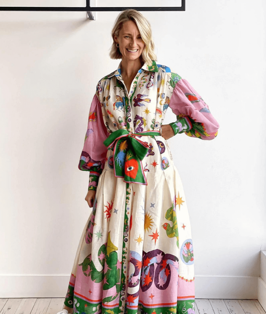 Dorthe™ | Chic Italian Maxi Dress - Ferlora