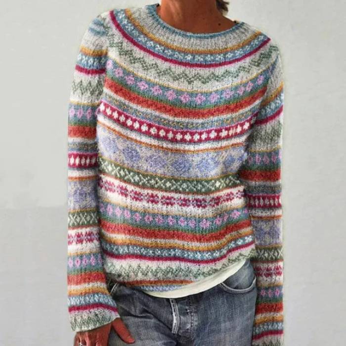 Amari™ – Retro Sweater for Timeless Everyday Charm