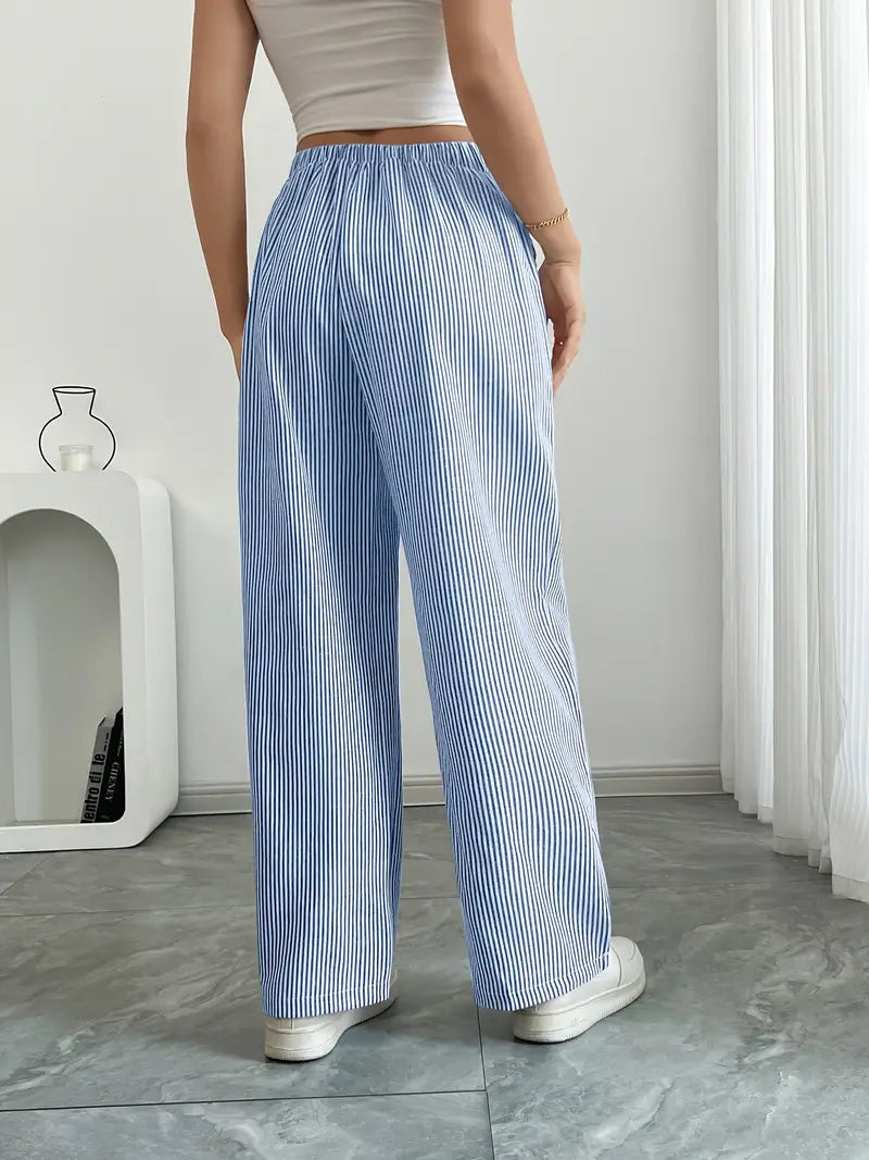 KARINA | STYLISH STRIPED PANTS - Ferlora