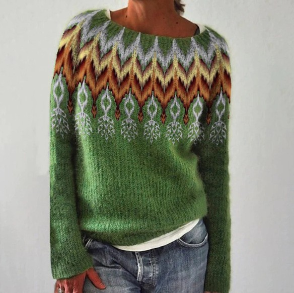 Ferlora™ | Retro Sweater for Timeless Everyday Charm