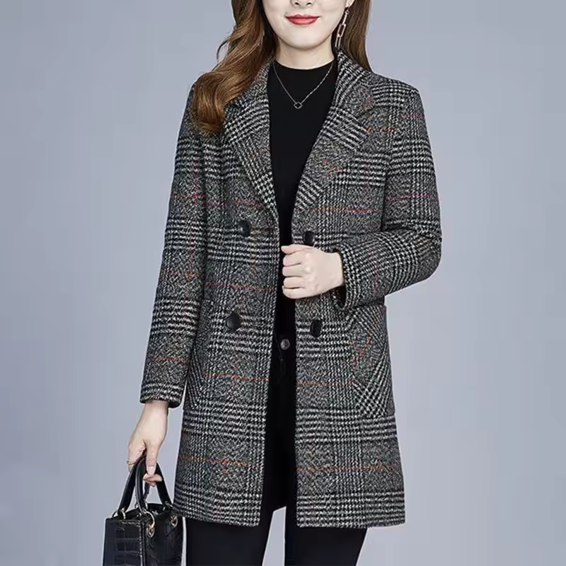 Aubrey™ - Elegant Plaid Blazer - Ferlora