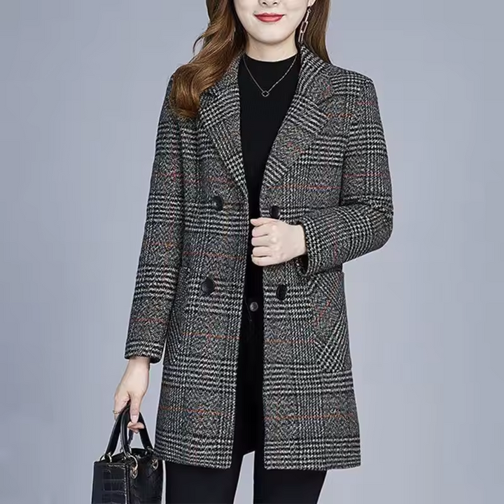 Aubrey™ - Elegant Plaid Blazer - Ferlora