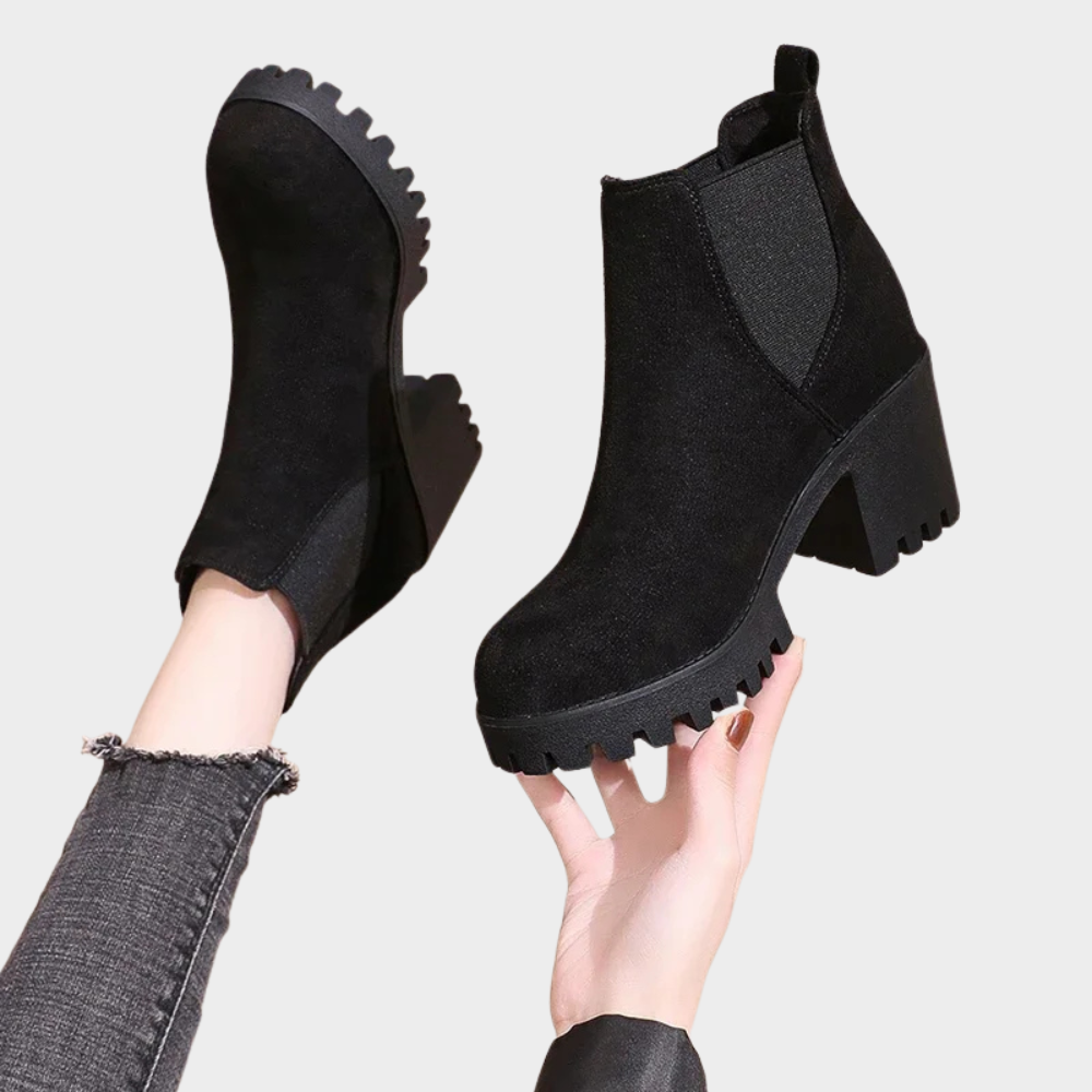 Marley™ - Block Heel Short Boots