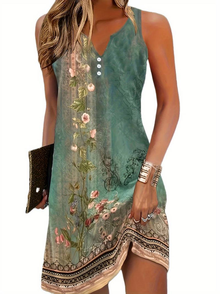 Ferlora™ | Ladies Sleeveless Comfortable Mini Dress
