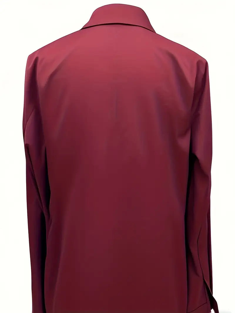 Ferlora™ | Elegant V-Neck Blouse for Day-to-Night Confidence