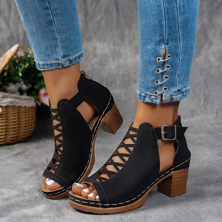 Aubrey™ - Elegant Wedge Sandals - Ferlora