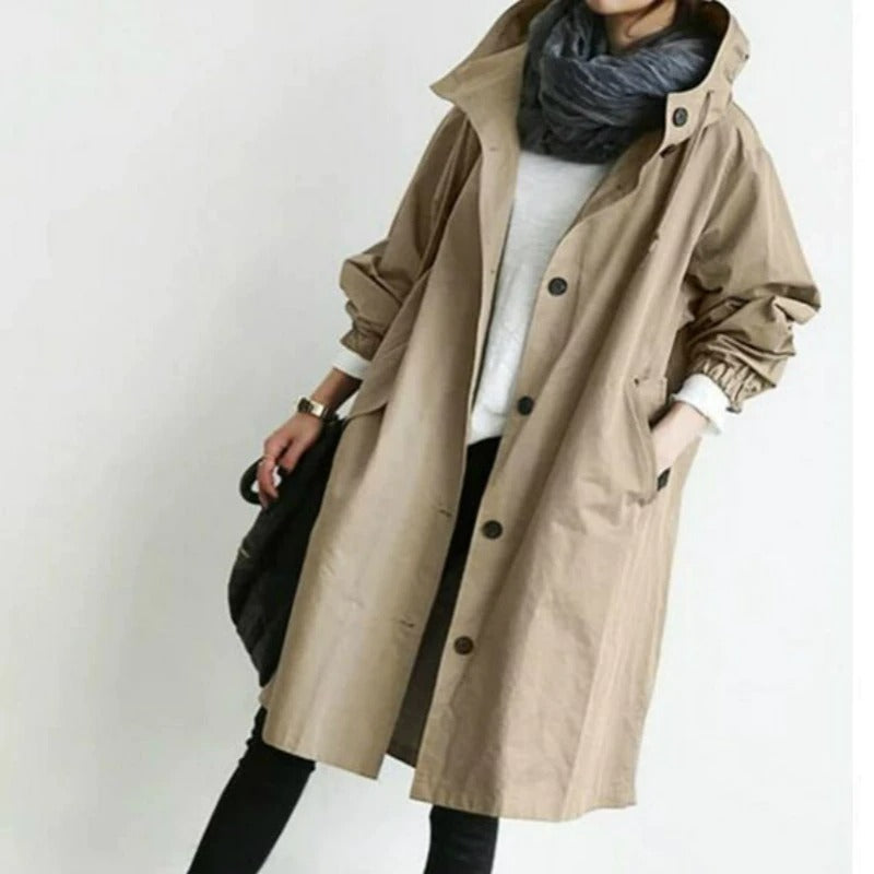 Ferlora™ | Hooded Trench Coat