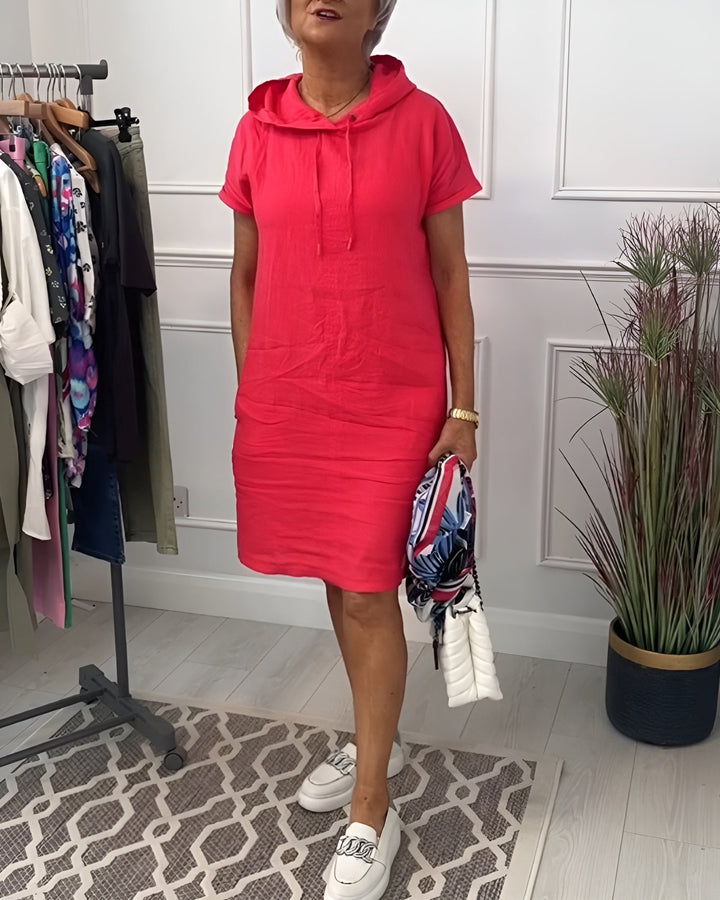 Ferlora™ | Relaxed Hoodie Dress