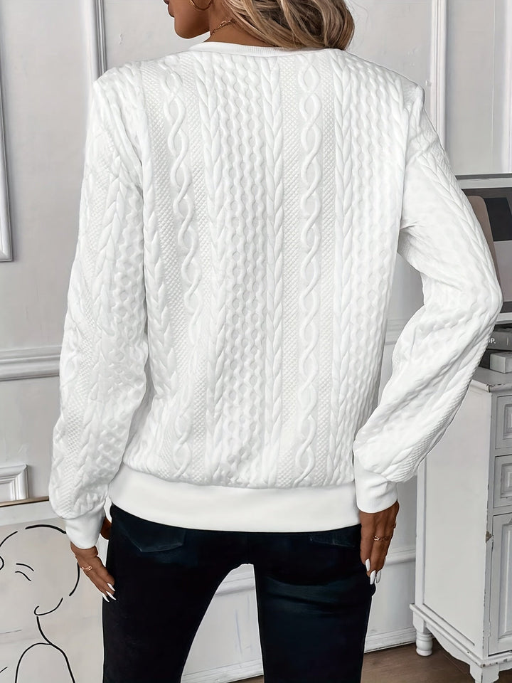 Ferlora™ | Sweater with Zip for Effortless Chic Comfort