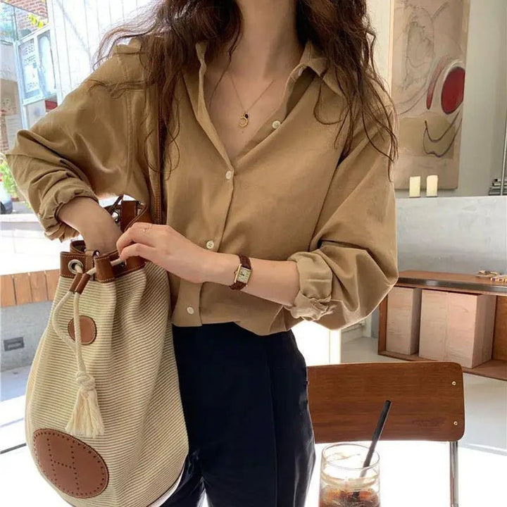 Ferlora™ | Alba Elevate Classic Chic Shirt - Ferlora