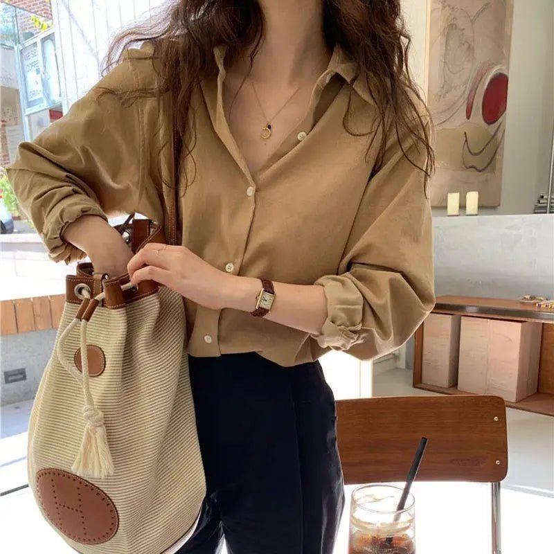 Ferlora™ | Alba Elevate Classic Chic Shirt - Ferlora