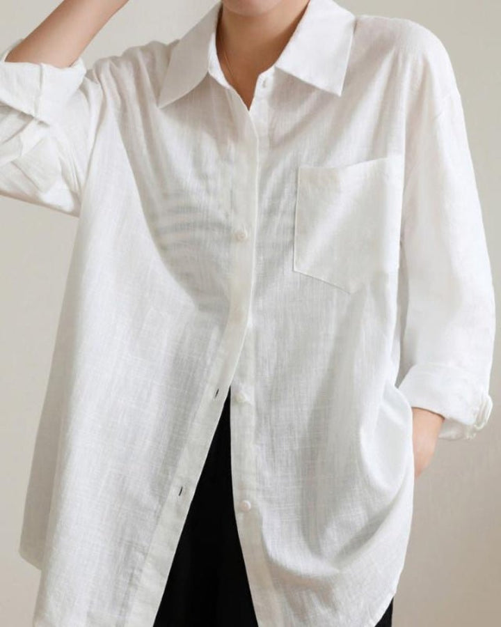 Ferlora™ | Clara Estate Linen Shirt - Ferlora