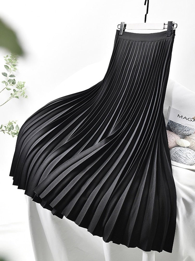 Ferlora™ | Daleyza Pleated Skirt – High Waist Grace - Ferlora