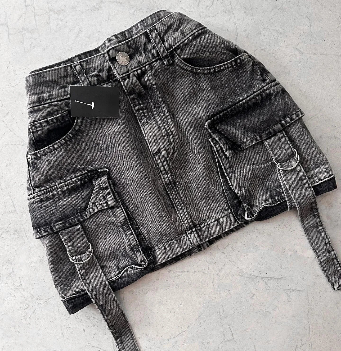 Ferlora™ | Dalina A-Line Denim Skirt – Clean Cut Edition - Ferlora