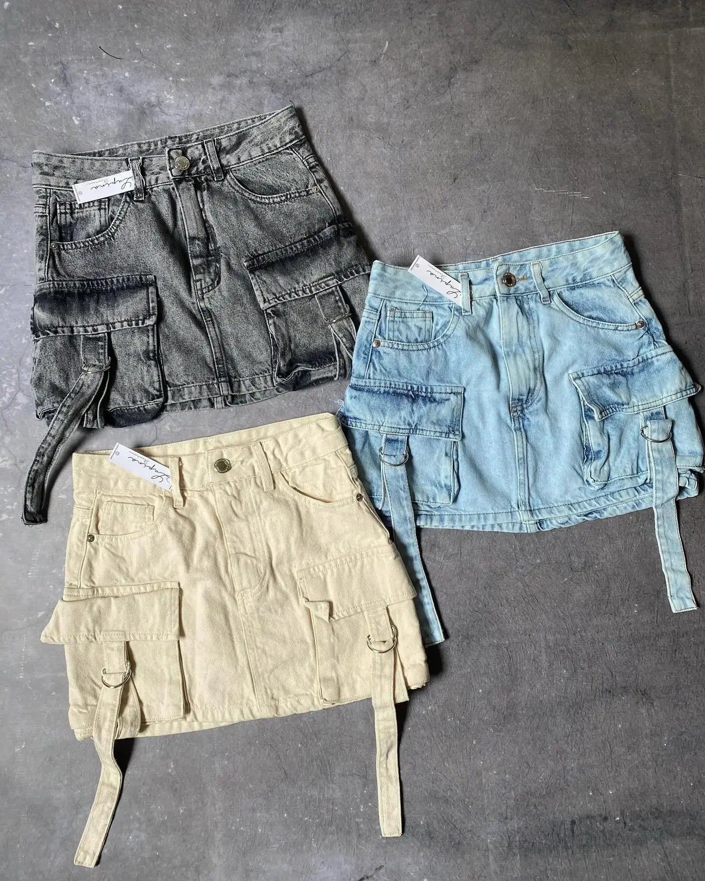 Ferlora™ | Dalina A-Line Denim Skirt – Clean Cut Edition - Ferlora