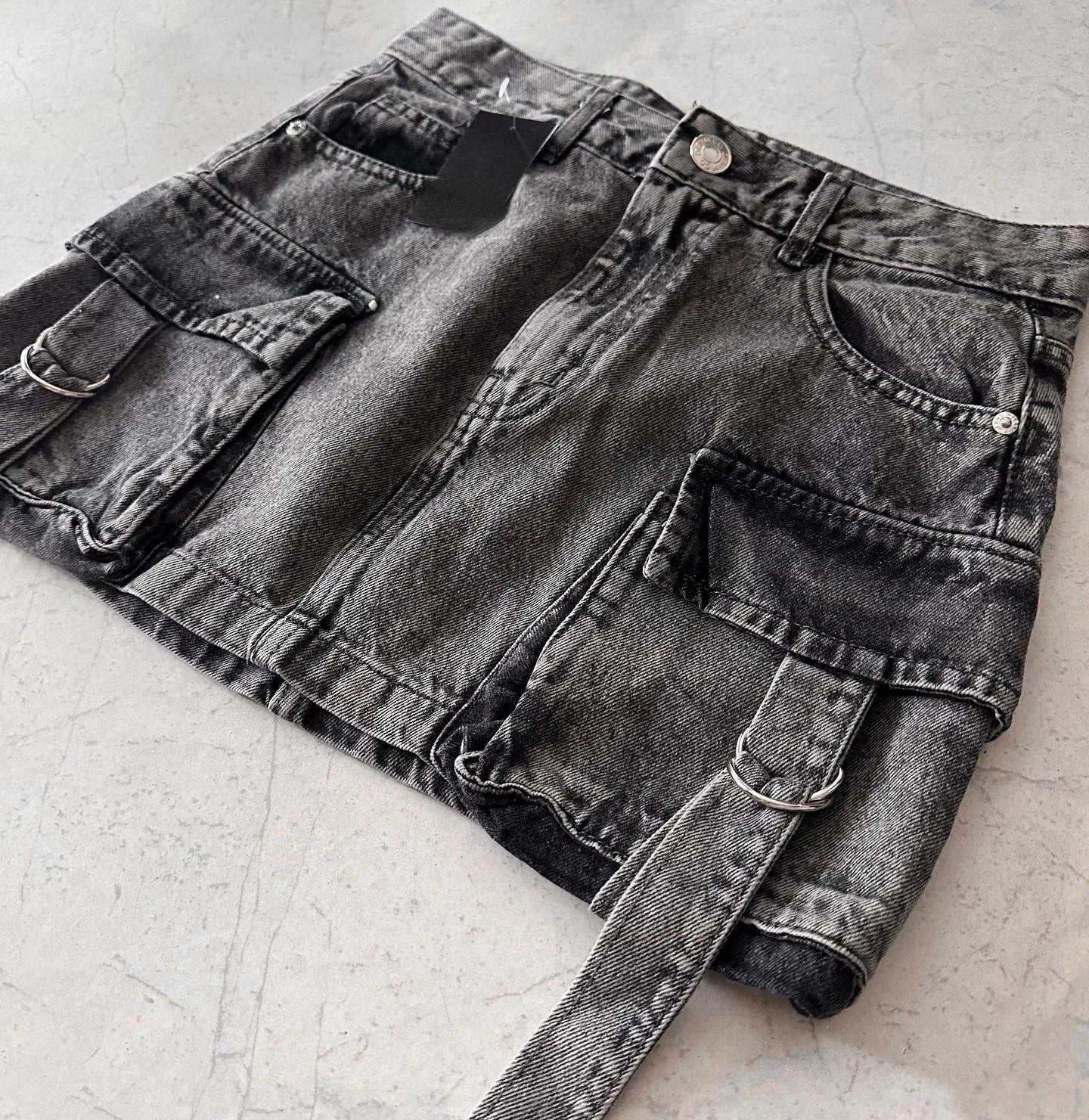 Ferlora™ | Dalina A-Line Denim Skirt – Clean Cut Edition - Ferlora