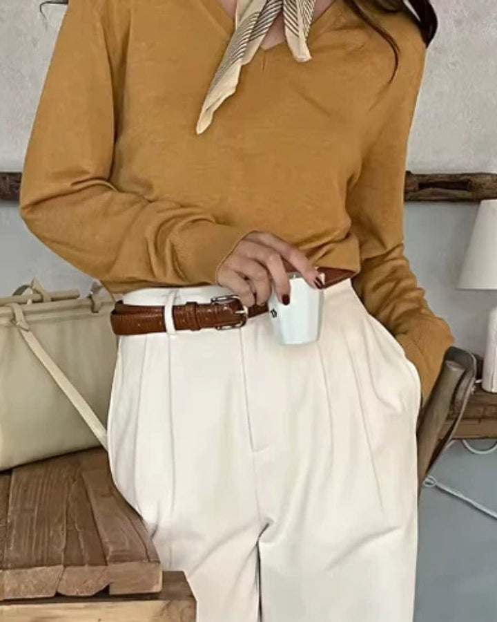 Ferlora™ | Emilia Classic Capri Trousers - Ferlora