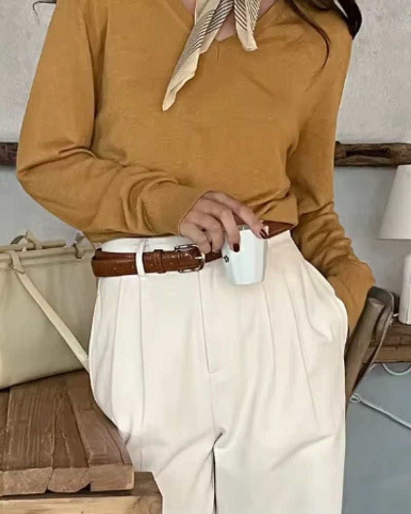 Ferlora™ | Emilia Classic Capri Trousers - Ferlora