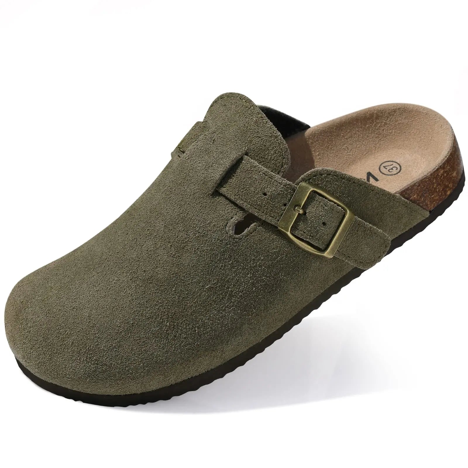 Ferlora™ | Isabella Arch-Support Suede Clog - Ferlora