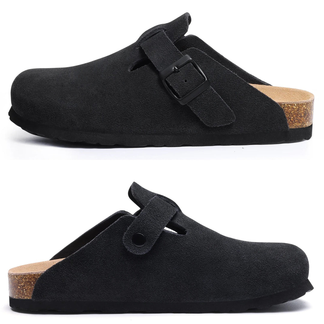 Ferlora™ | Isabella Arch-Support Suede Clog - Ferlora
