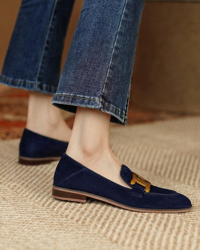 Ferlora™ | Marina Heritage Suede Loafers - Ferlora