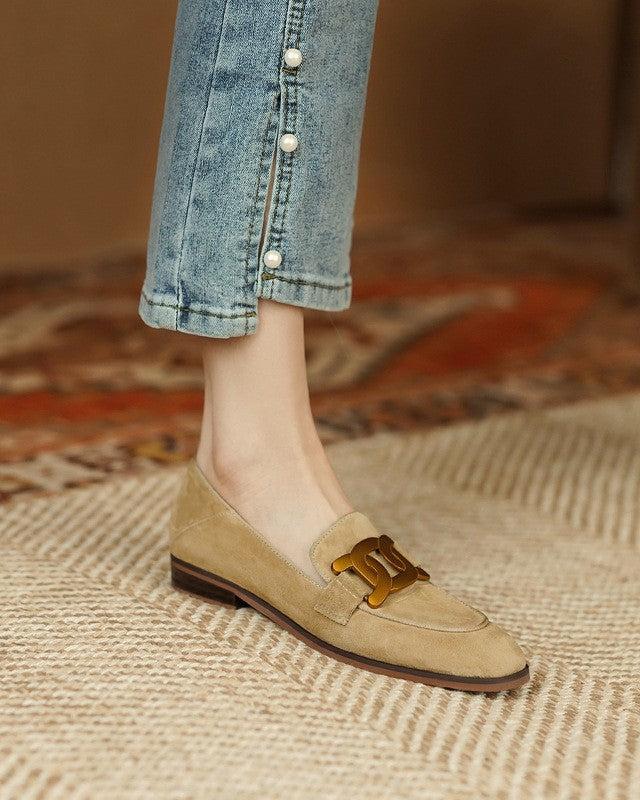 Ferlora™ | Marina Heritage Suede Loafers - Ferlora