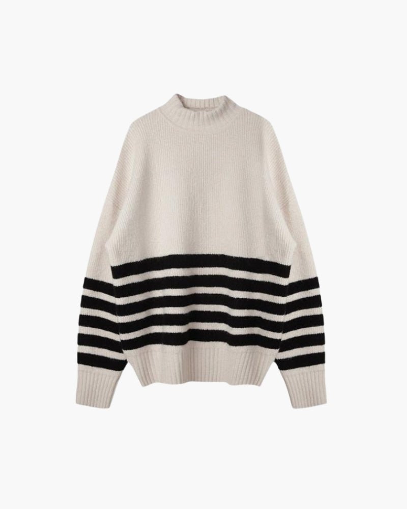 Ferlora™ | Paula Coastal Stripe Knit Sweater - Ferlora