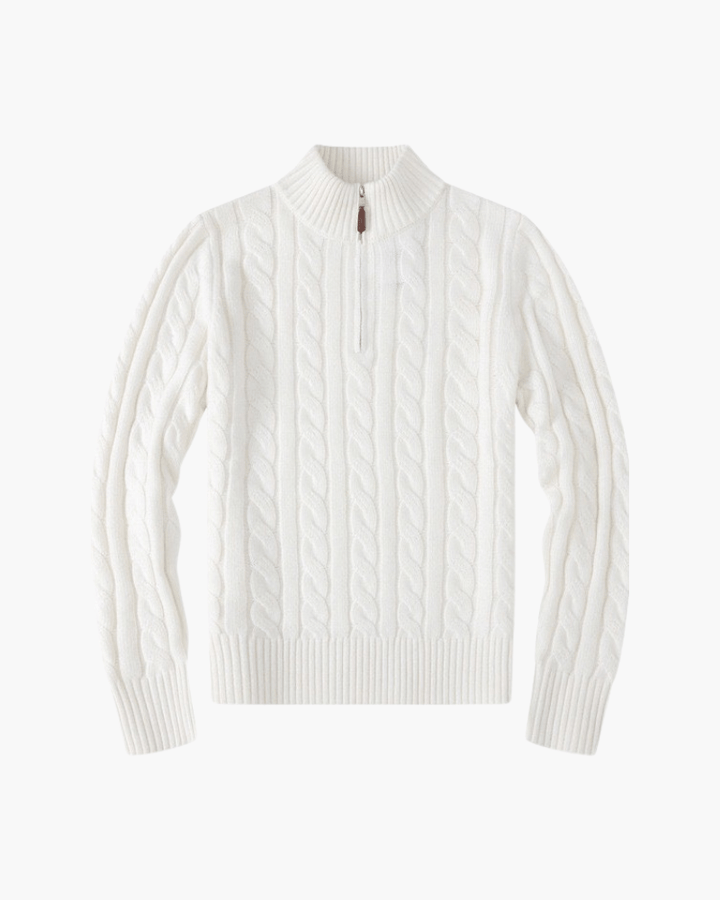 Ferlora™ | Sofía CloudSoft Half-Zip Sweater - Ferlora