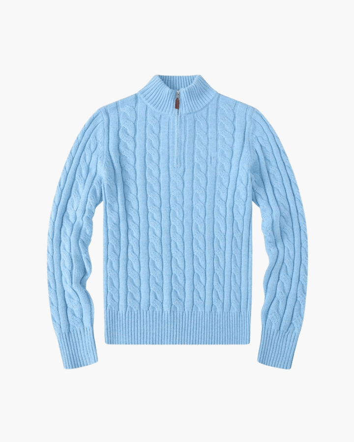 Ferlora™ | Sofía CloudSoft Half-Zip Sweater - Ferlora