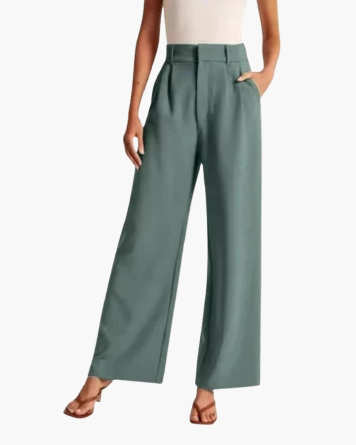 Ferlora™ | Valeria Sculpt Wide-Leg Trousers - Ferlora