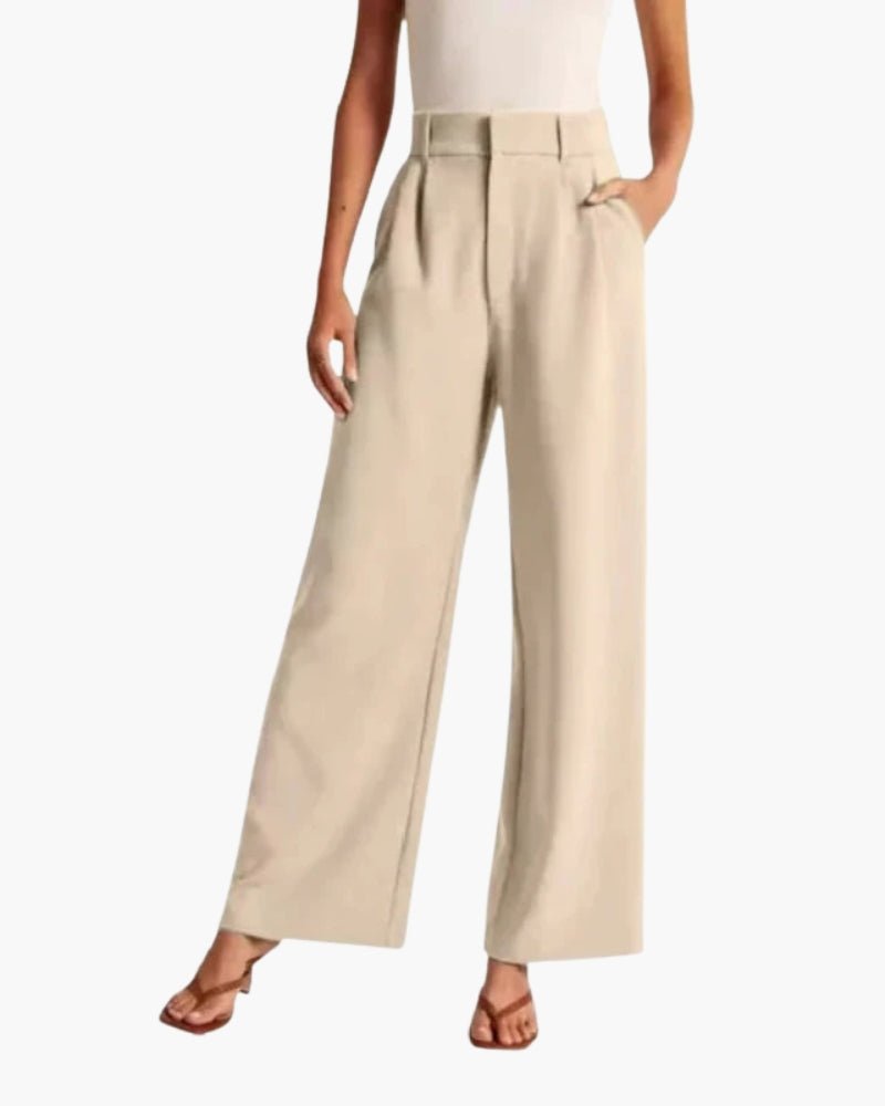 Ferlora™ | Valeria Sculpt Wide-Leg Trousers - Ferlora