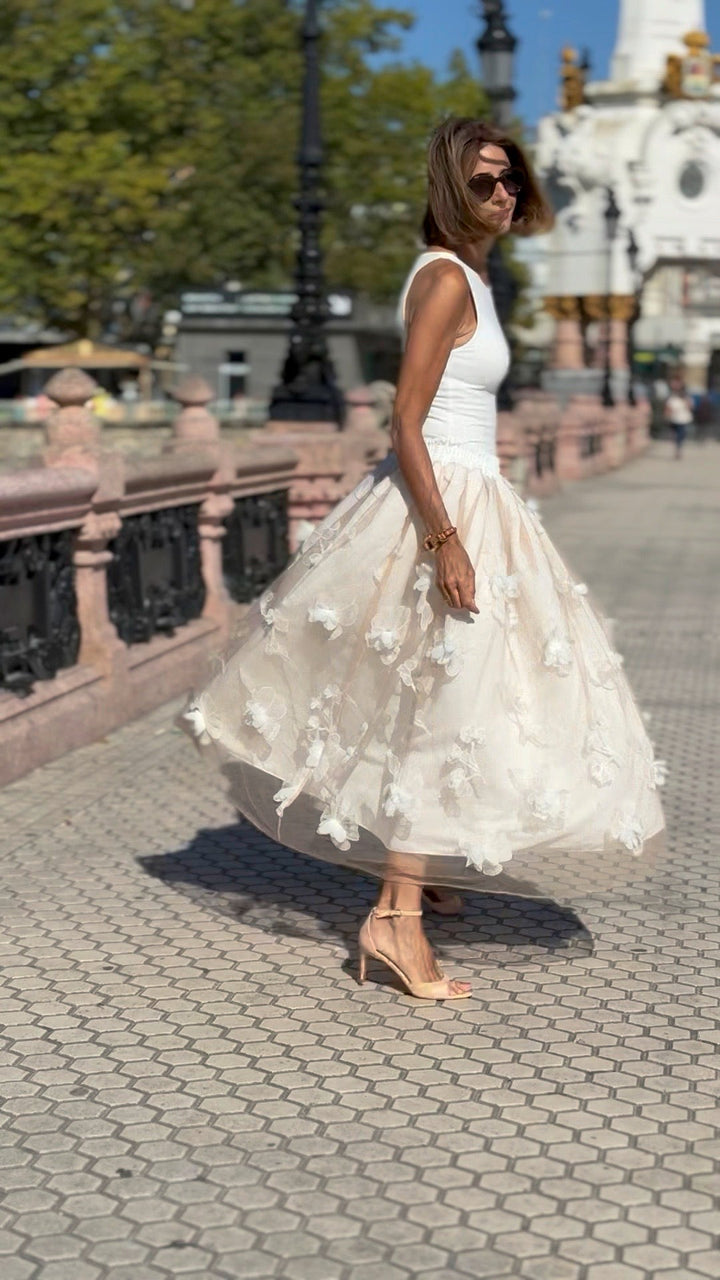 Ferlora™ | Skirt Chloe White