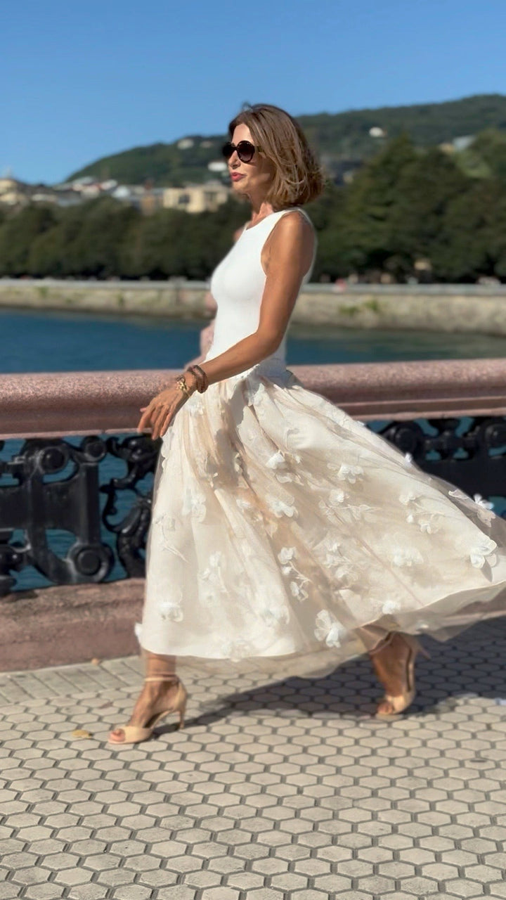 Ferlora™ | Skirt Chloe White
