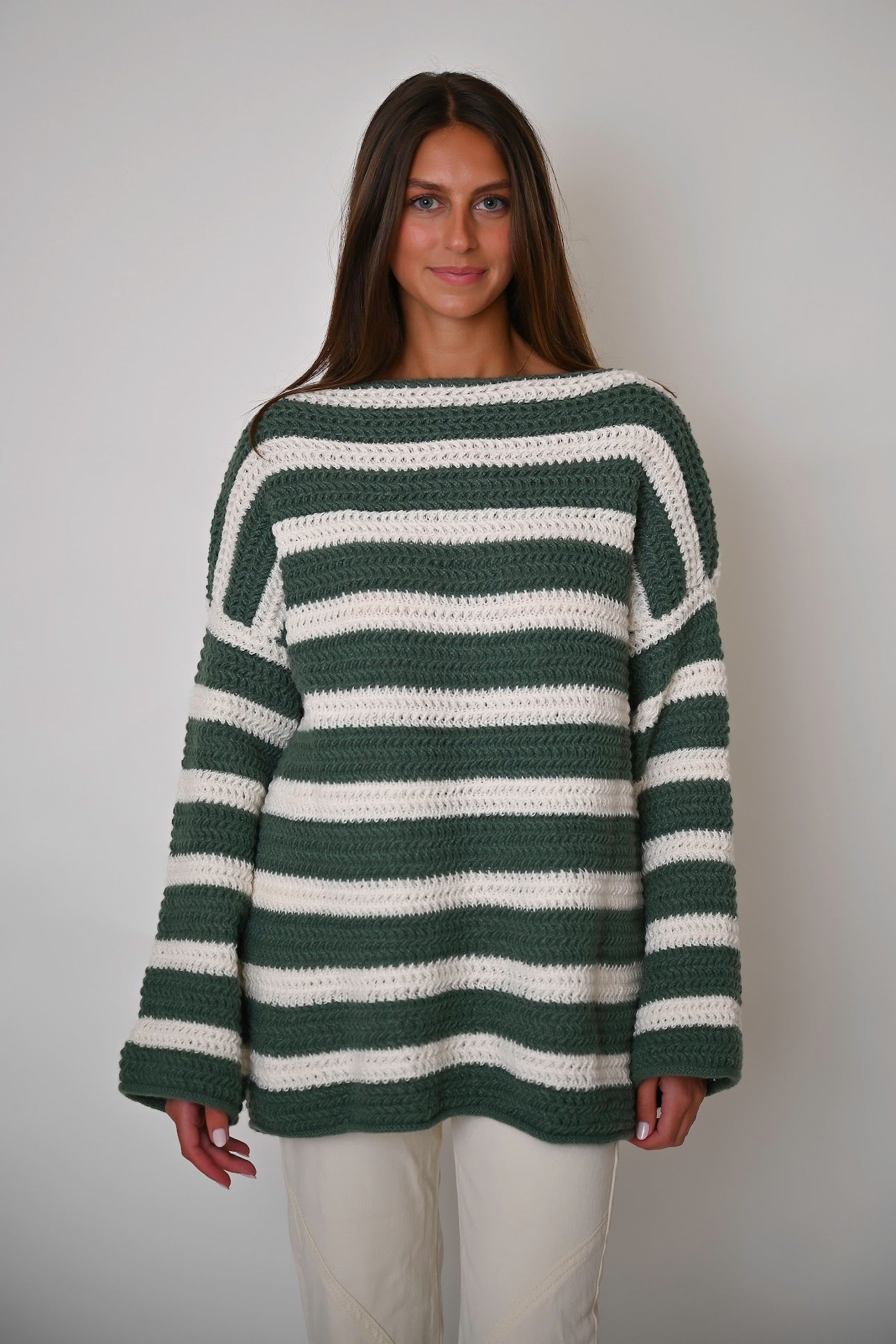 Ferlora™ | Striped Pullover Sweater