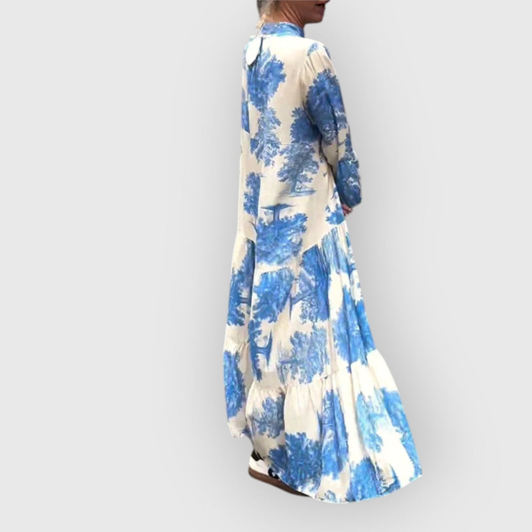 Ferlora™ | Flattering Floral Maxi Dress