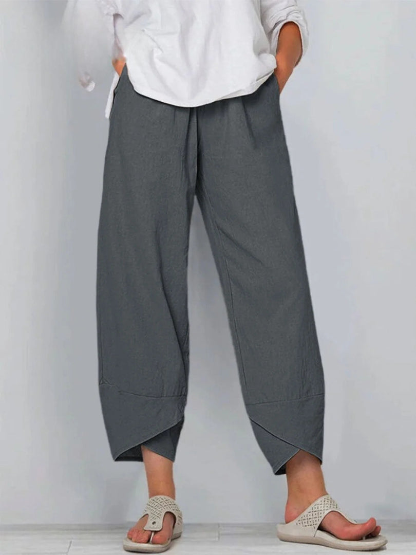 Bryndis - Summer Wide Leg Pants - Ferlora
