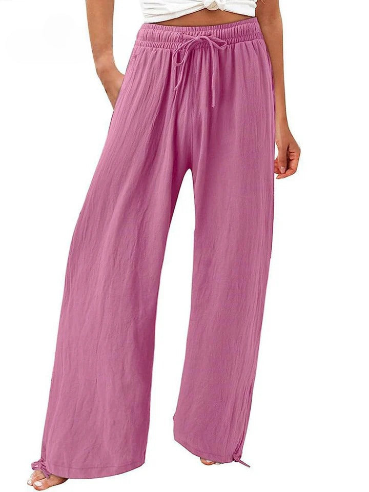 Olwen - Comfortable Loose Wide Leg Pants - Ferlora