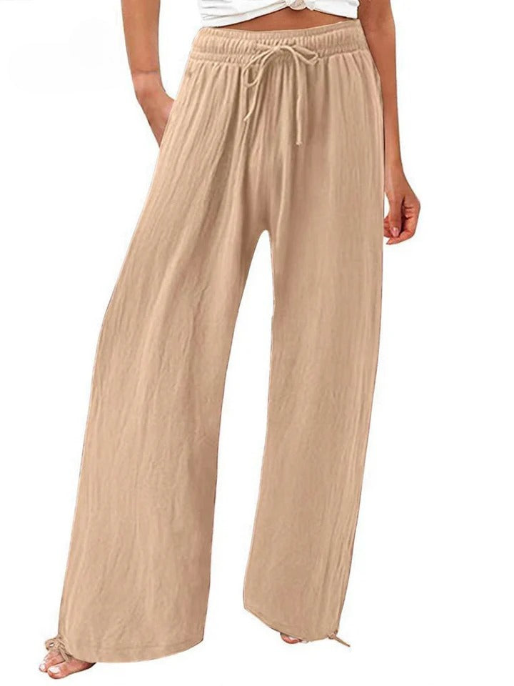 Olwen - Comfortable Loose Wide Leg Pants - Ferlora